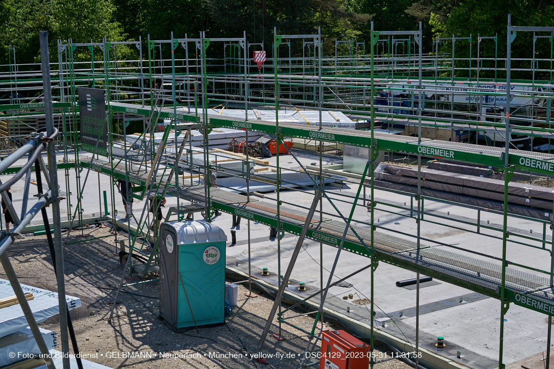 31.05.2023 - Wände für das Haus für Kinder in Neuperlach in München